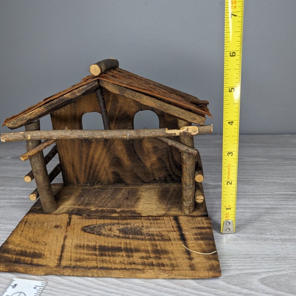 Vintage Rustic/Primitive Nativity Scene - Picture 14 of 14